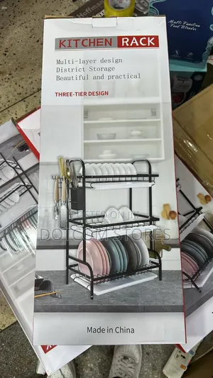 3-Tier Stainless Steel Kitchen Dish Drying Rack