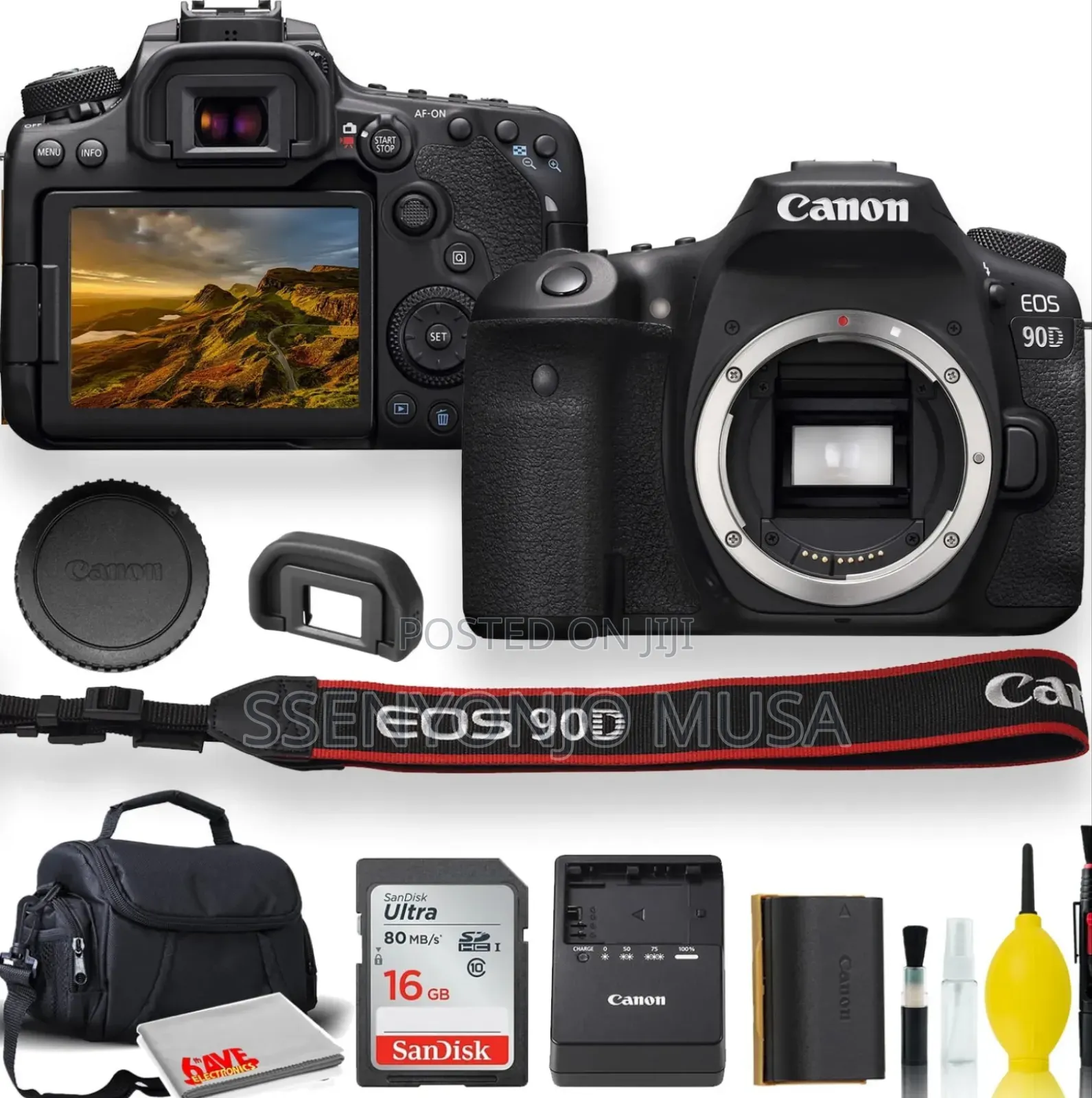 Canon Eos 90d 32.5mp Aps-C Cmos Sensor Digital SLR Camera-