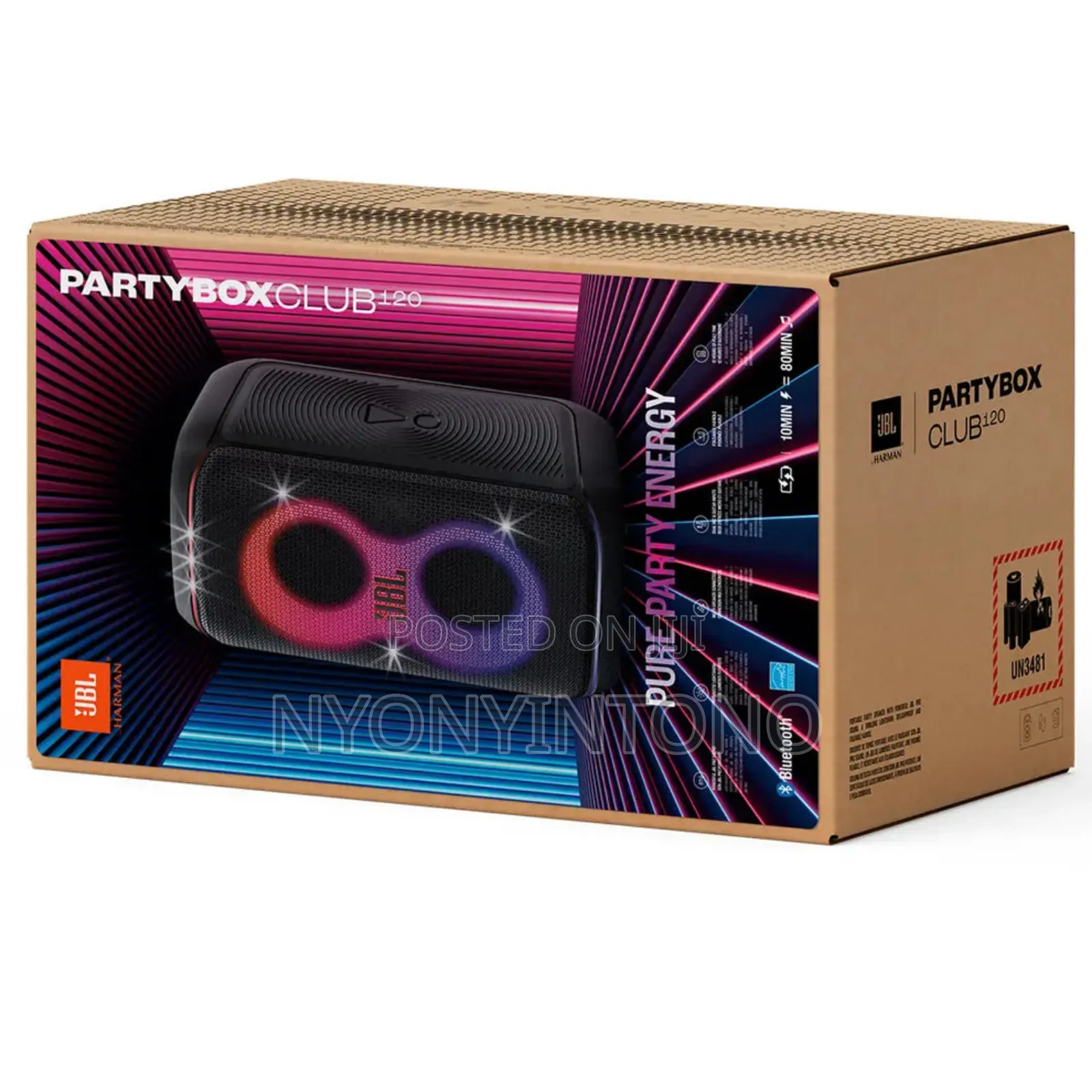 JBL Party Box 120 With High-Quality Sound and Powerful Bass