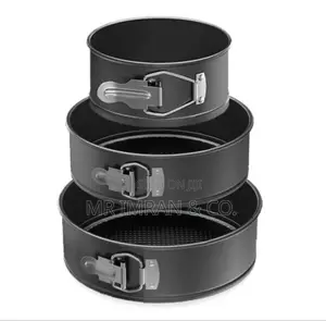 3-Piece Non-Stick Springform Cake Pan Set