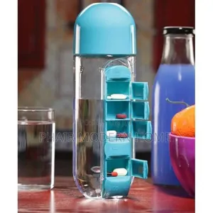 Water Bottle With Pills Separator