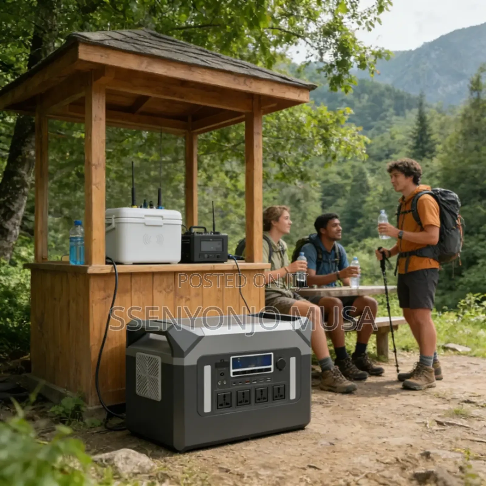 3000w Portable Power Station 2560wh 100ah Battery Solar Ac Charging