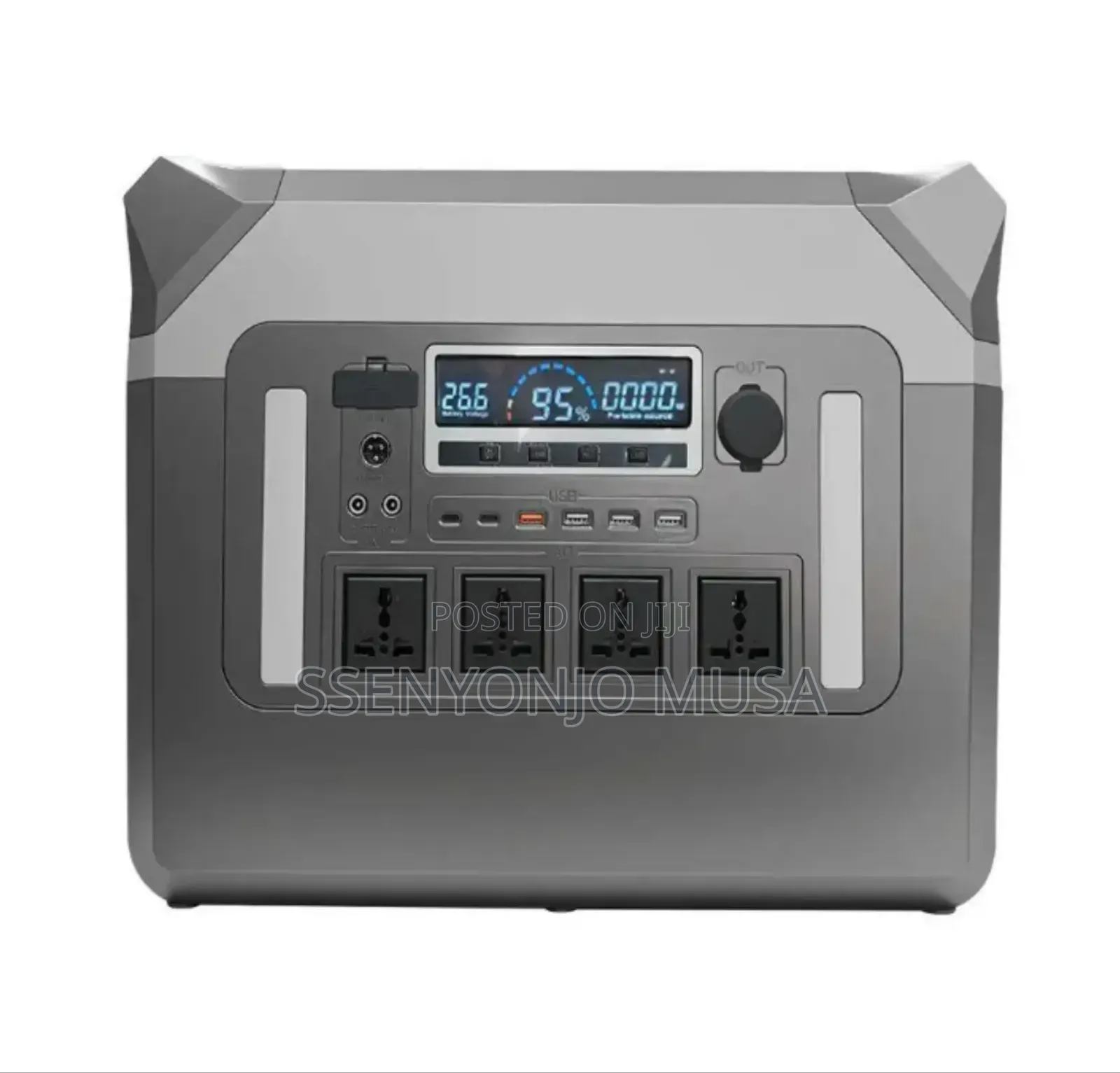 3000w Portable Power Station 2560wh 100ah Battery Solar Ac Charging