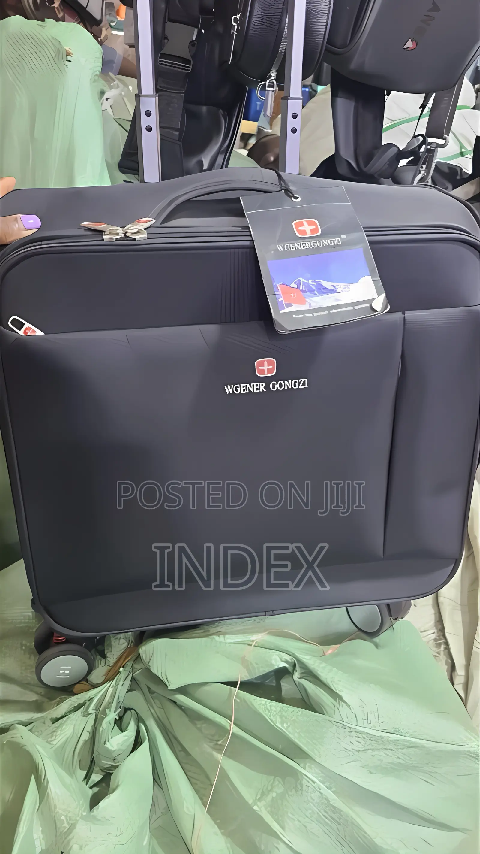 Cabin Luggage Case Soft Travel Bag Luggage Pilot Suitcase With 8 Wheel