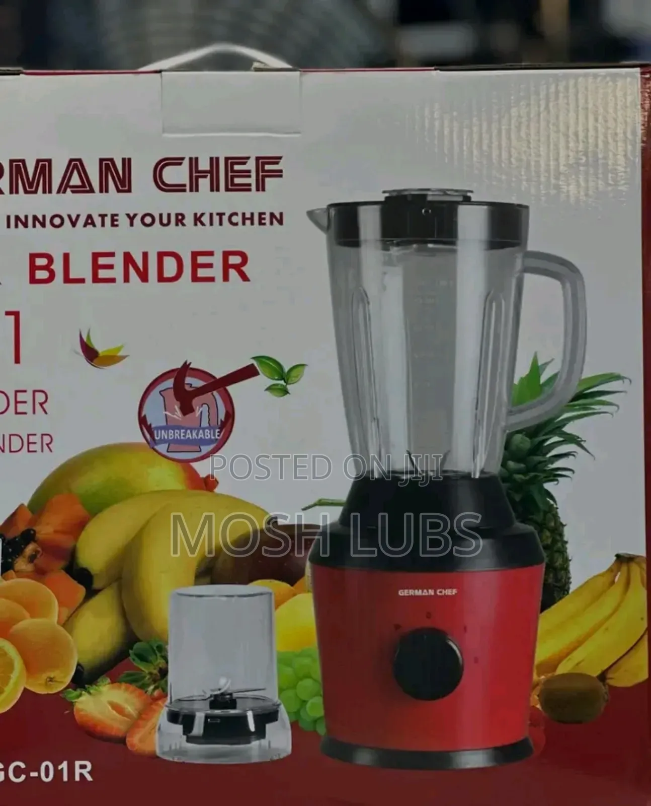 German Chef 2 in 1 Electric Juice Blender
