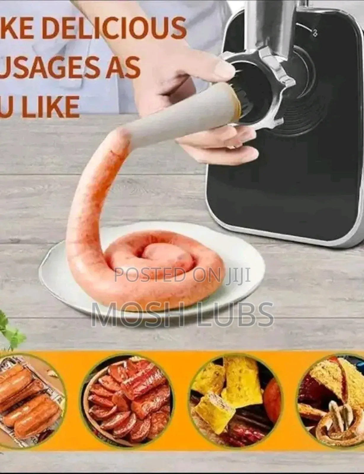 10 in 1 Electric Meat Grinding Machine With Sausage Outlet