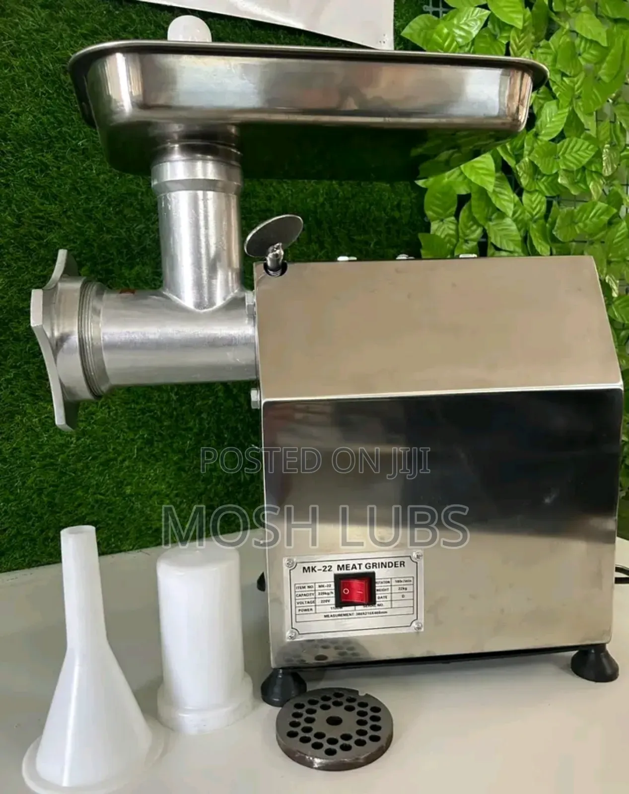 Butcher 220v Electric Meat Mincer Machine