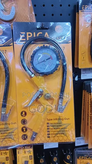 Snalog Tire Pressure Gauge And Inflator Gun.