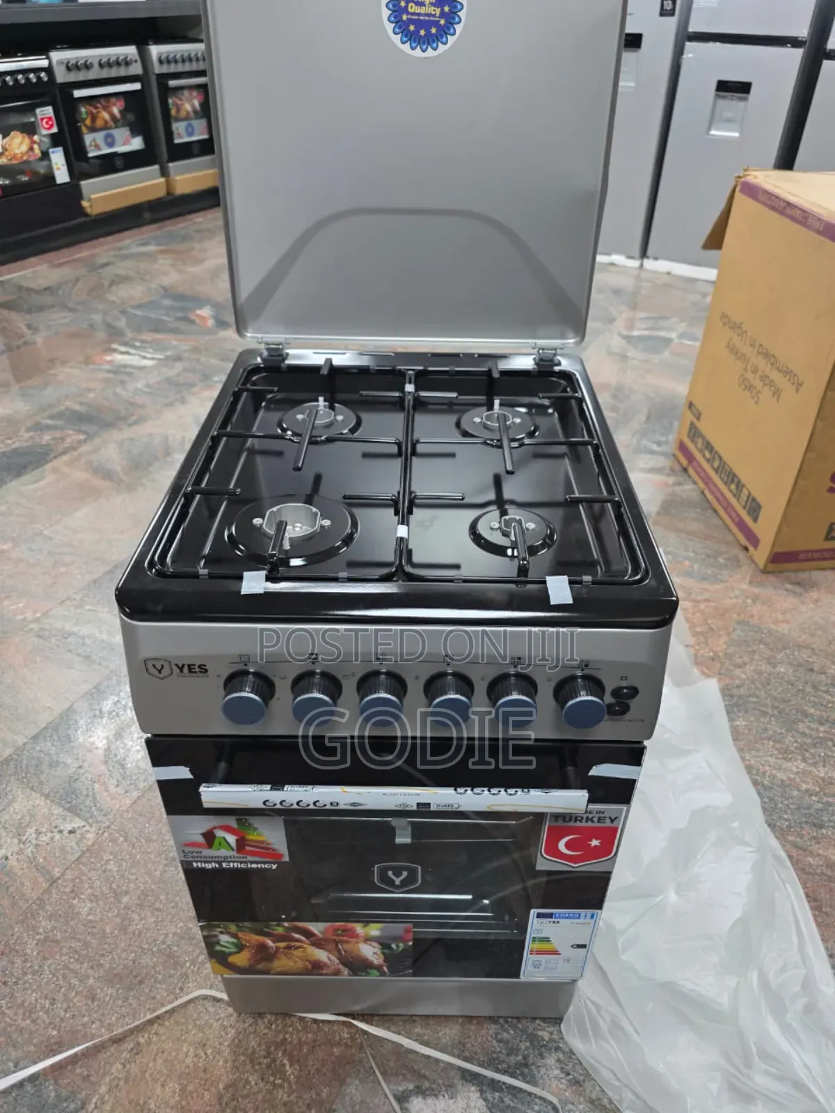 Yes Brand 4-Burner Freestanding Cooker 50 by 60 ,Full Gas