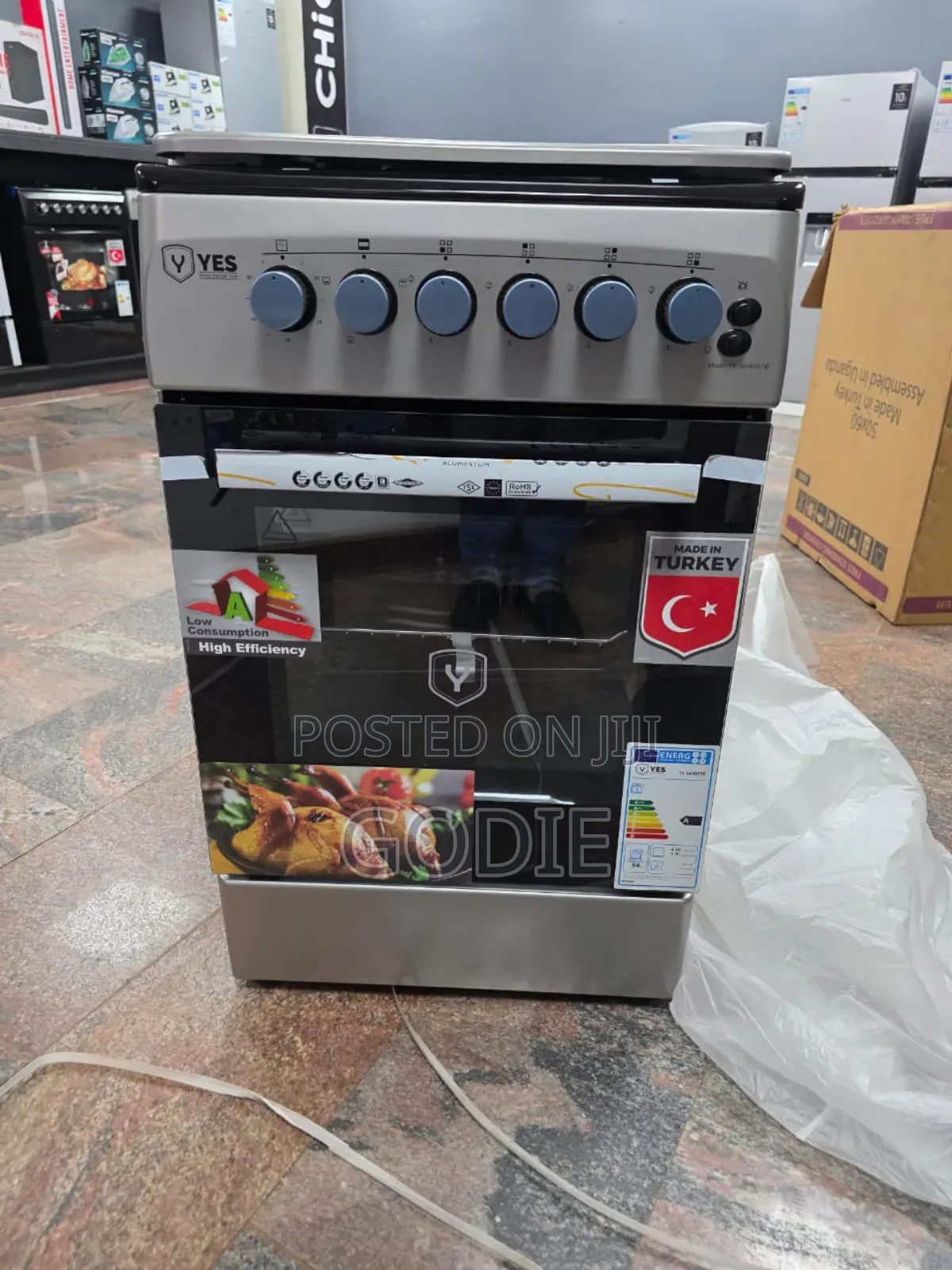 Yes Brand 4-Burner Freestanding Cooker 50 by 60 ,Full Gas