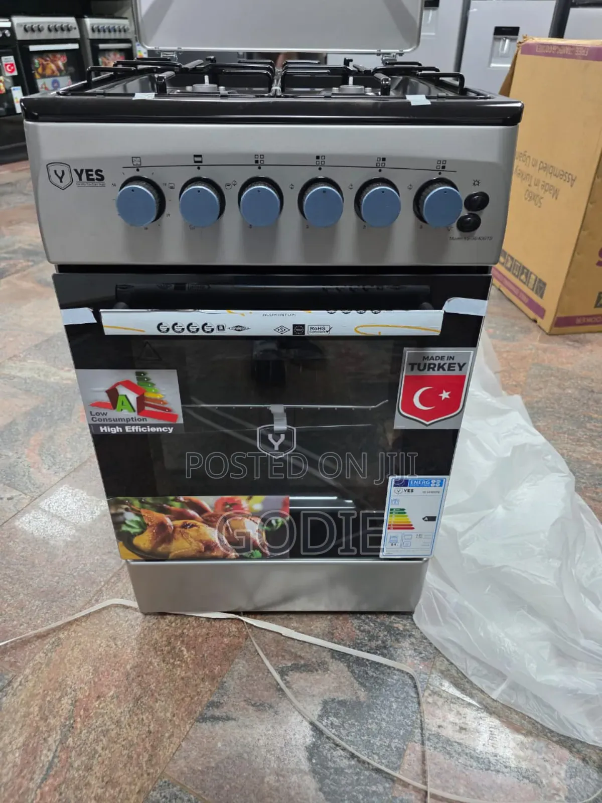 Yes Brand 4-Burner Freestanding Cooker 50 by 60 ,Full Gas