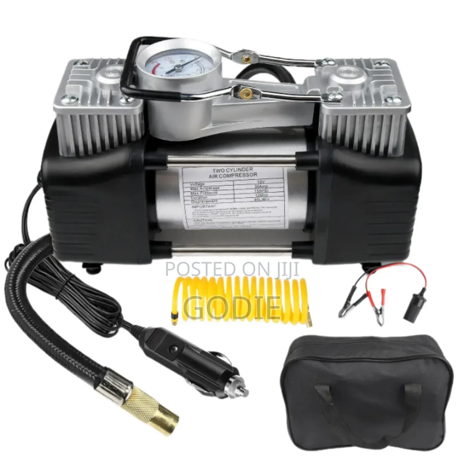 Heavy Duty 12v Portable Air Compressor.