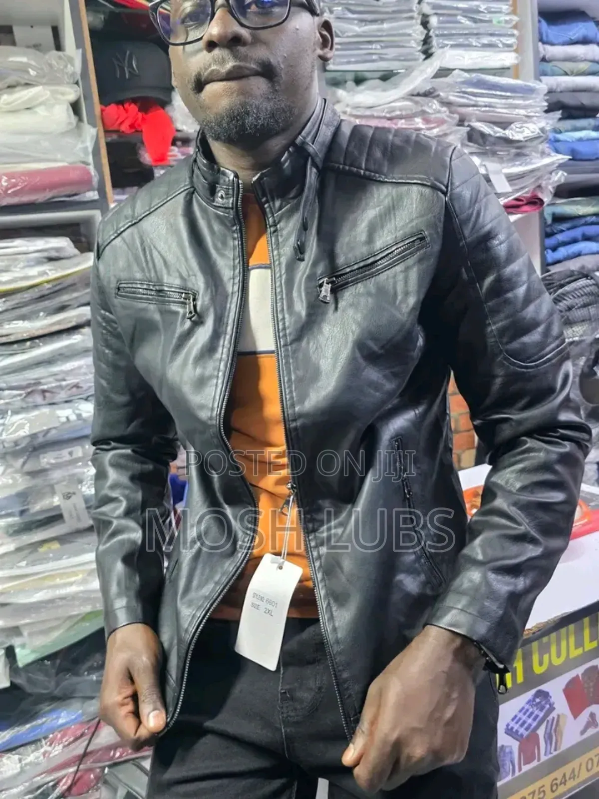 Fitted Faux Leather Jackets