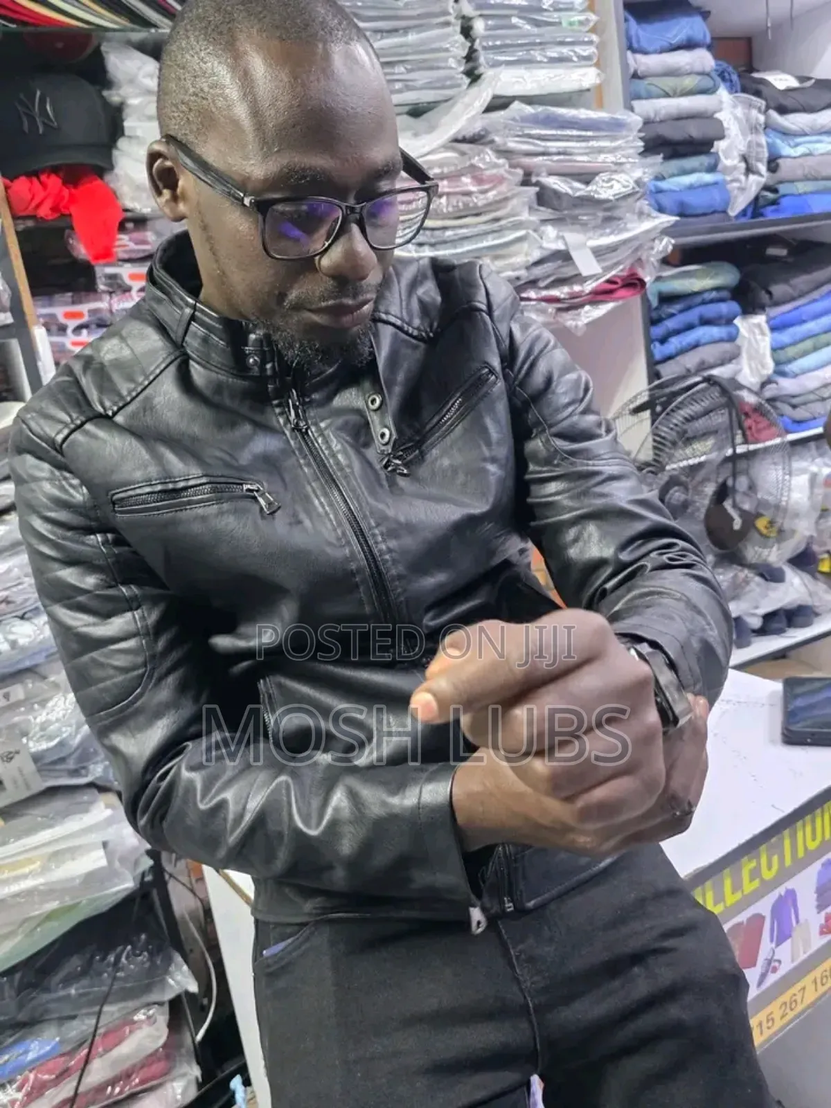 Fitted Faux Leather Jackets