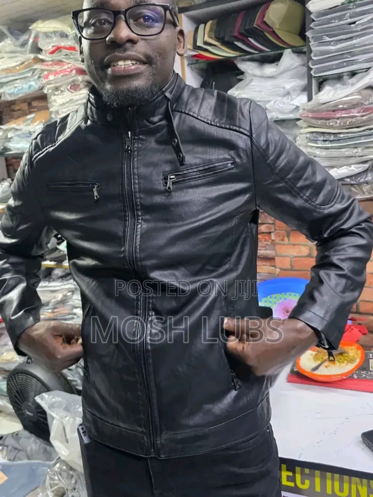 Fitted Faux Leather Jackets