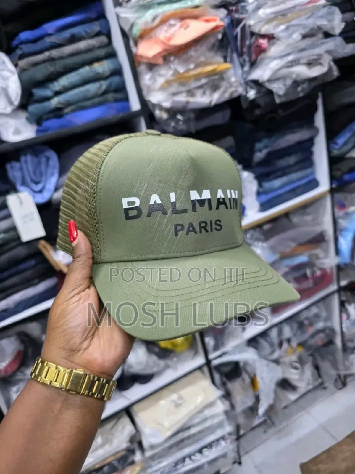 Balmain Paris Caps