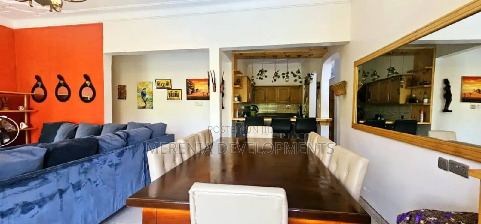Furnished 3bdrm House in Kira, Nakawa for rent