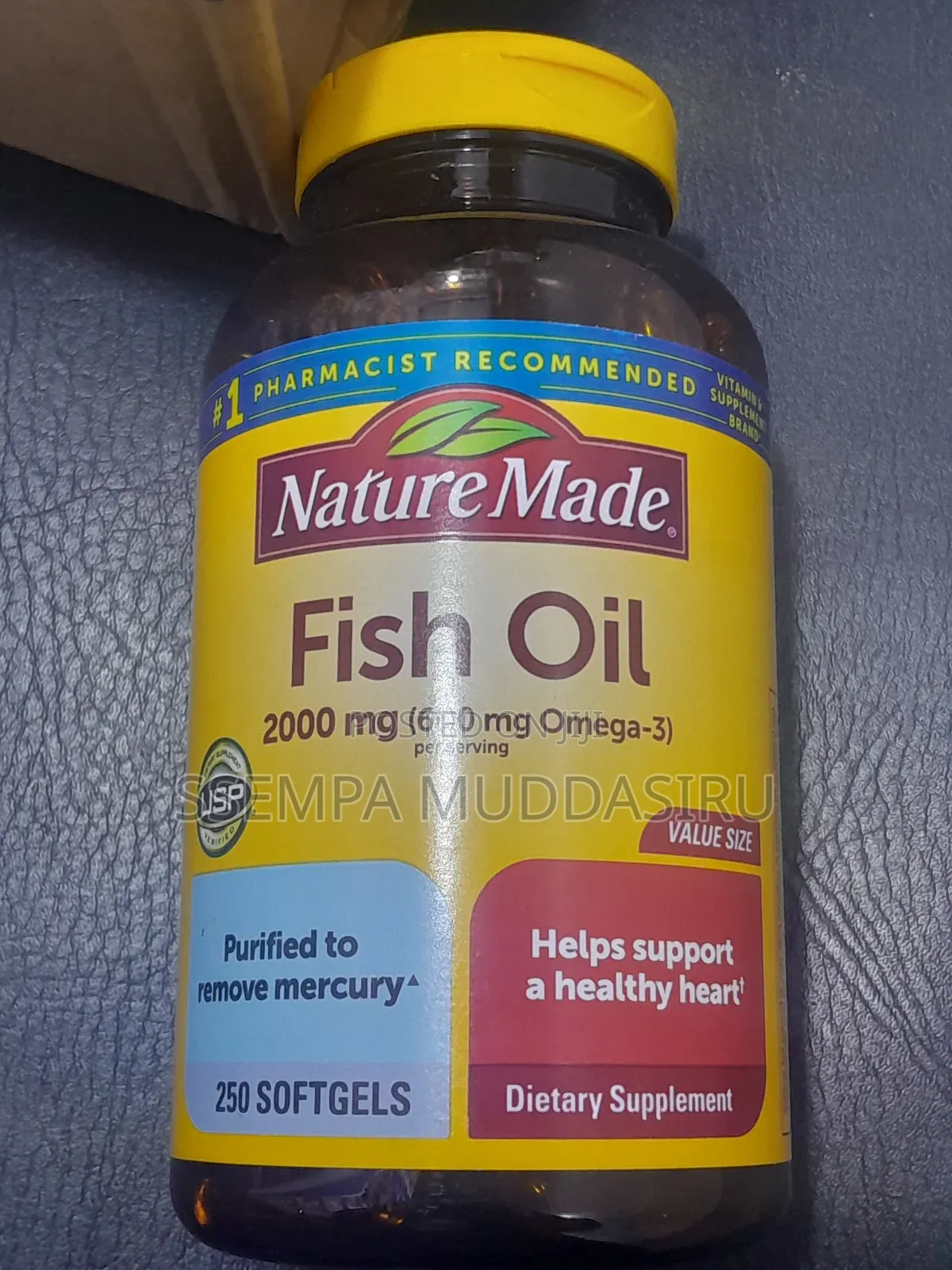 Nature Made Fish Oil 2000mg,(600mg Omega 3 Per Serving)