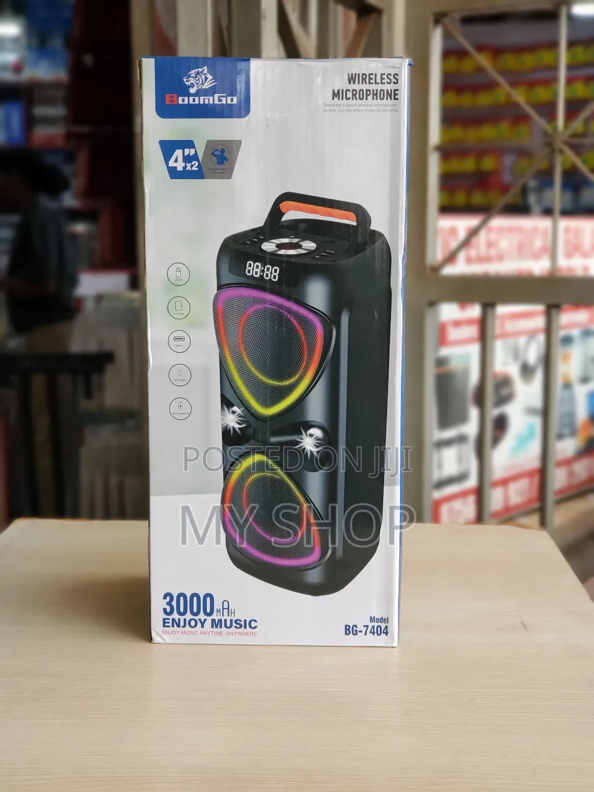Rechargeable Bluetooth Speaker - Loud Bass Sound