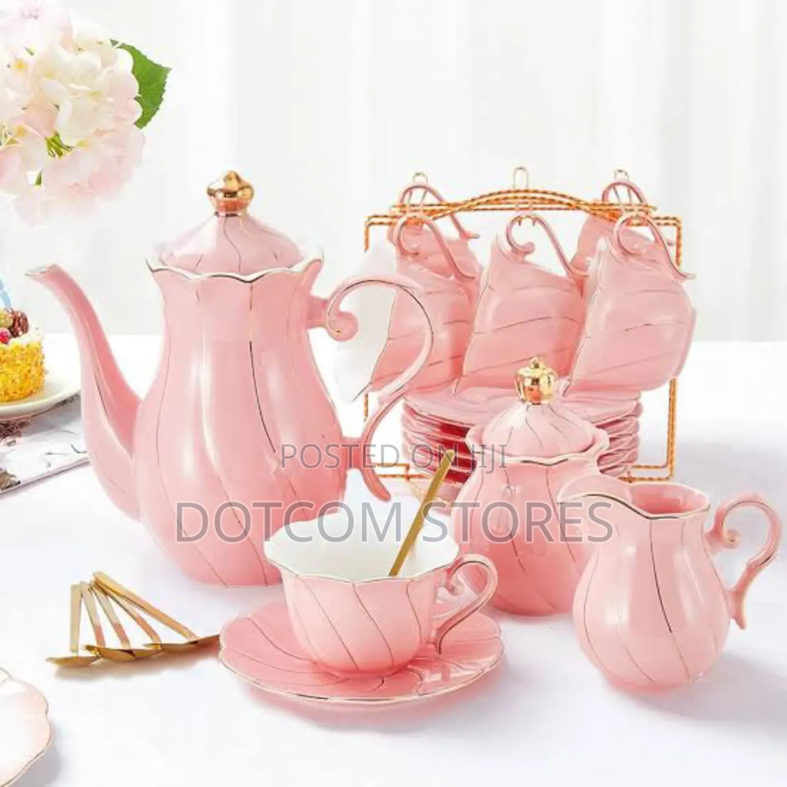 8pcs Elegant Ceramic Afternoon Tea Set