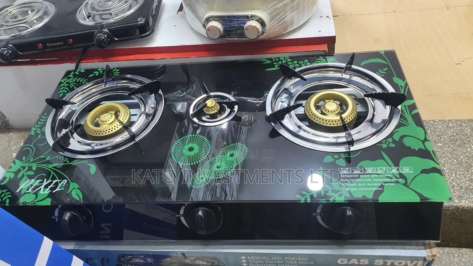 Pixel Pix-402 3 Burner Gas Stove