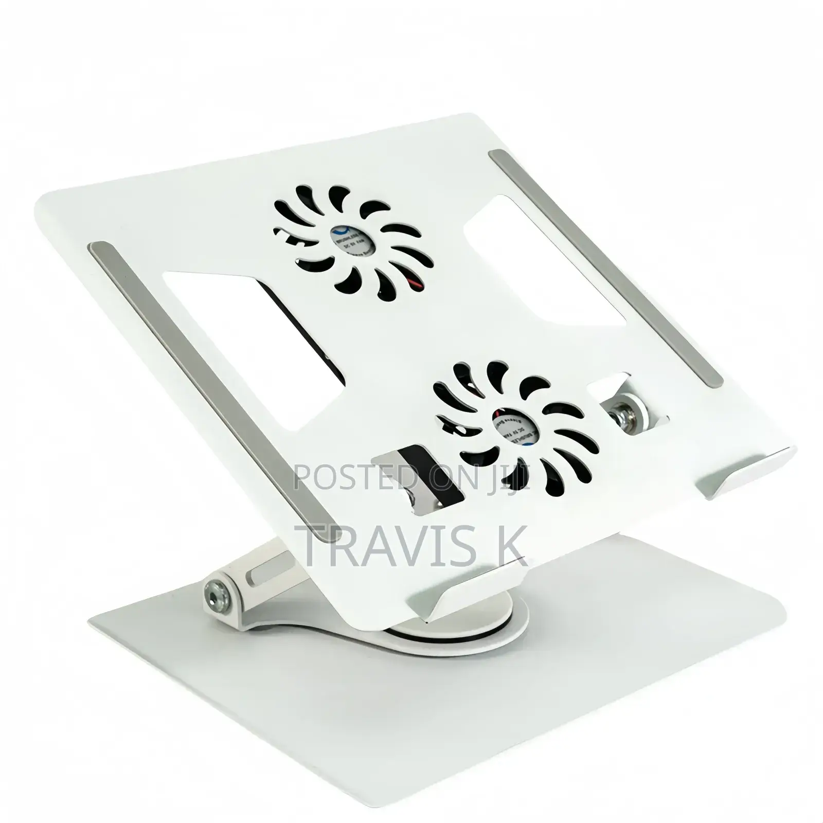Adjustable Laptop Stand With Stepless Adjustment, Cooling Fan
