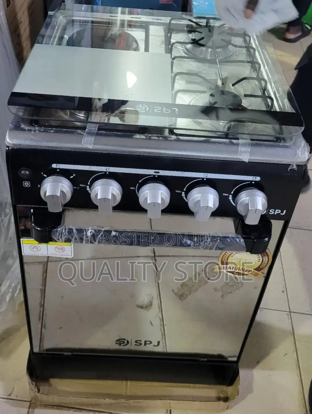 SPJ Gas Stand Cooker 3 Gas +1 Electric 50×50