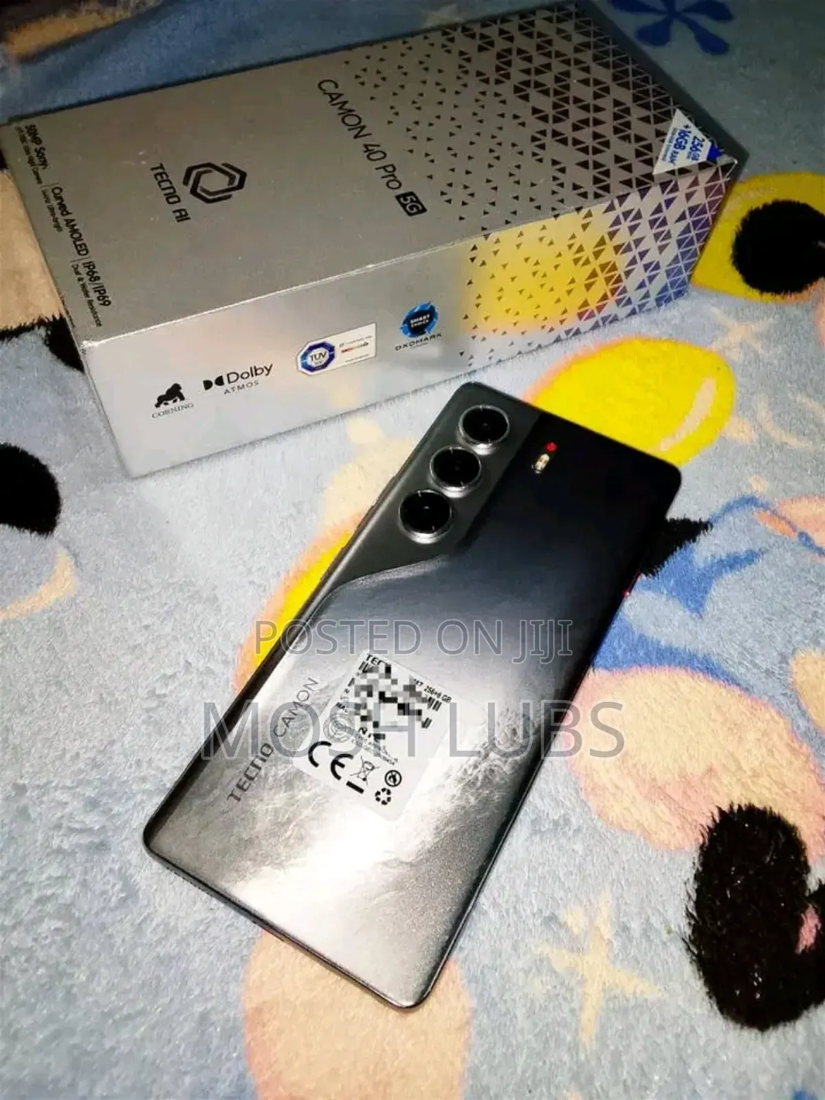 New Tecno Camon 40 Pro 5G 256 GB Gray