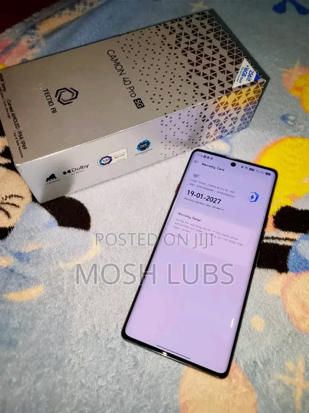 New Tecno Camon 40 Pro 5G 256 GB Gray