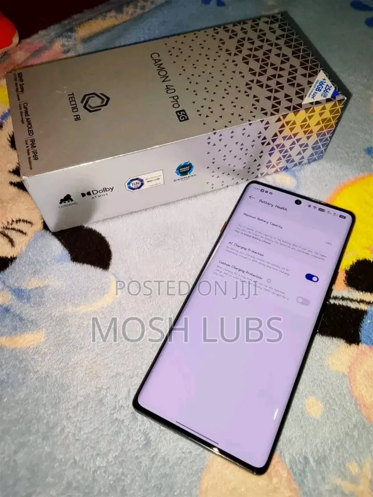 New Tecno Camon 40 Pro 5G 256 GB Gray