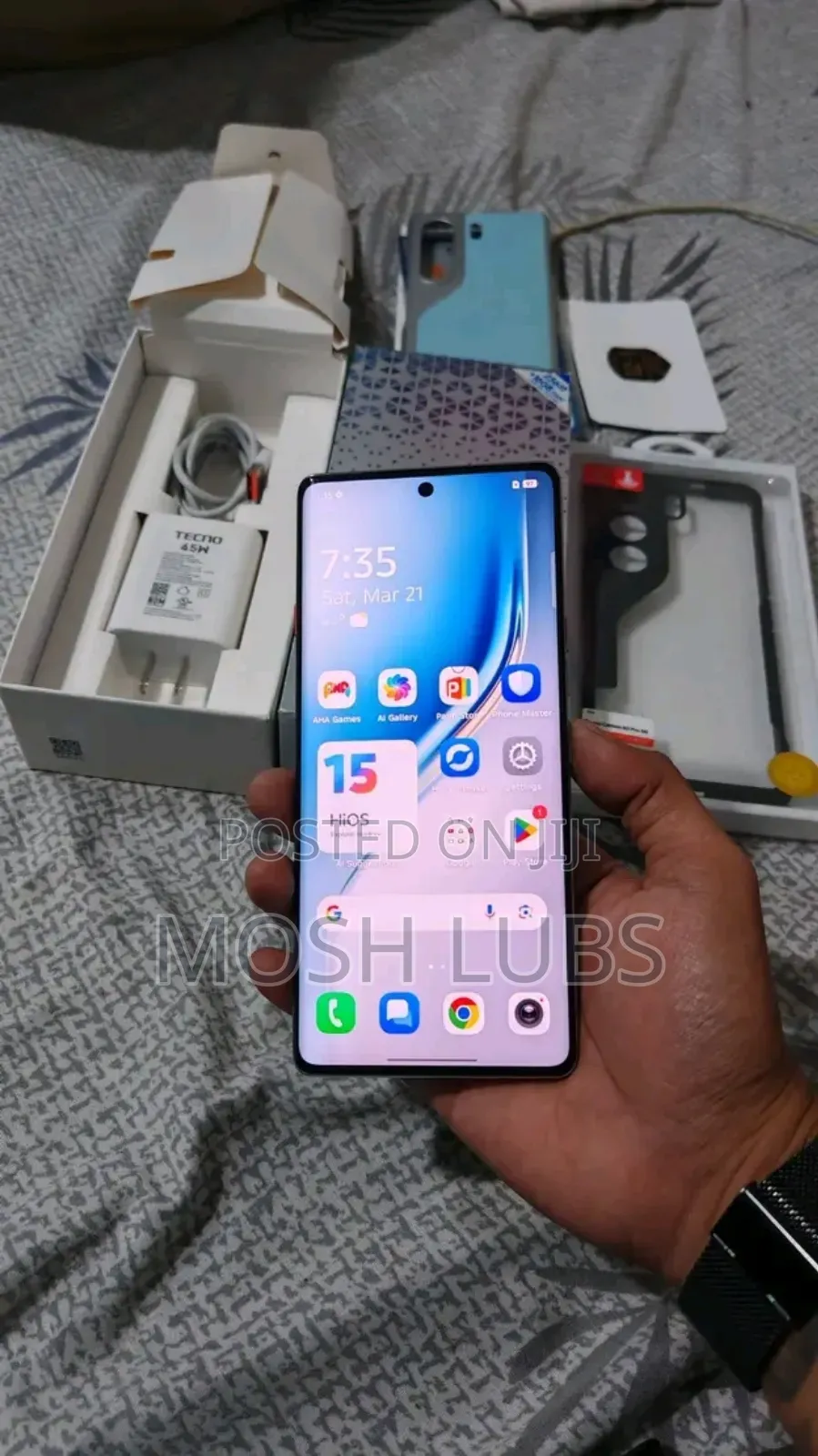 New Tecno Camon 40 Pro 4G 256 GB Black