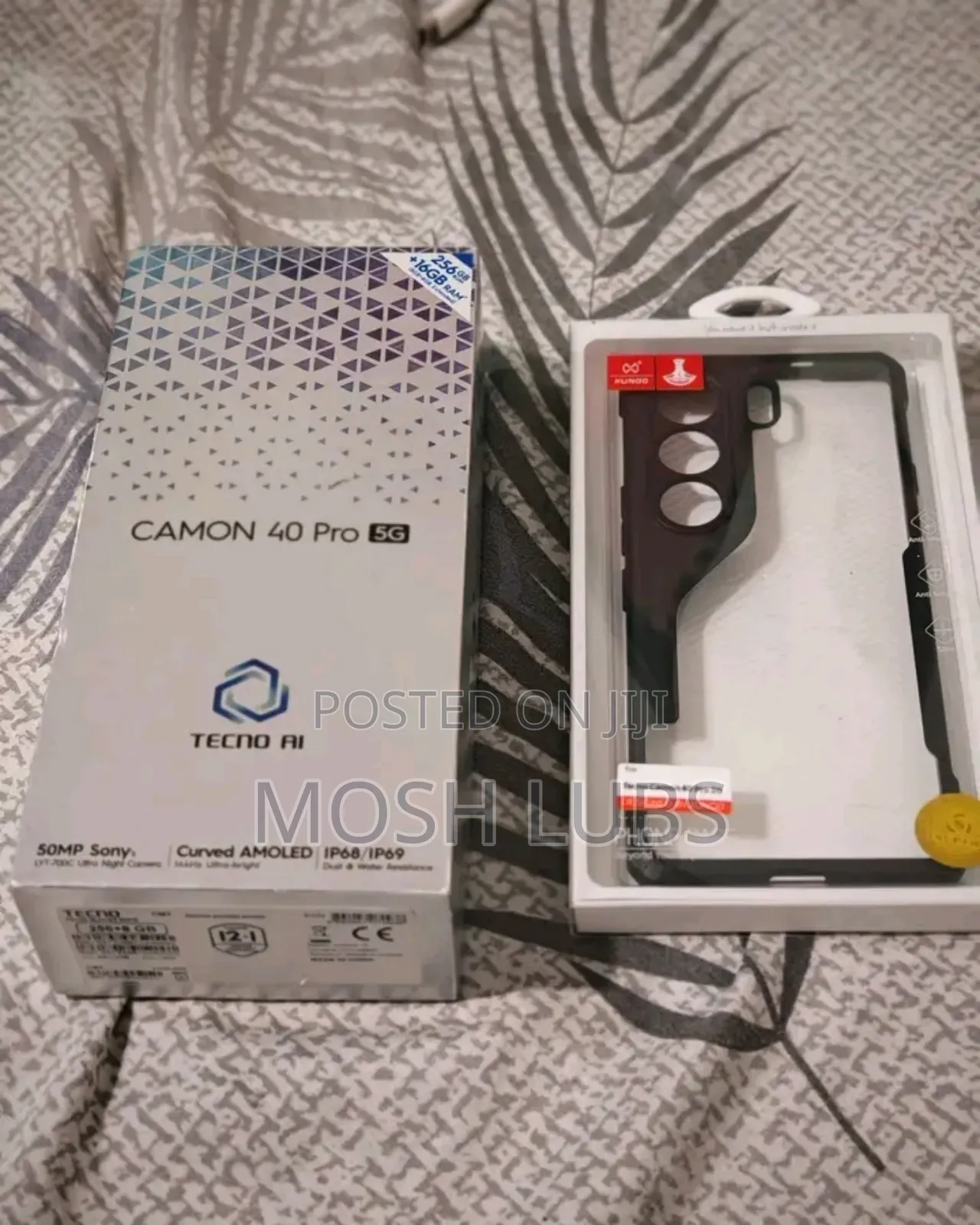 New Tecno Camon 40 Pro 4G 256 GB Black