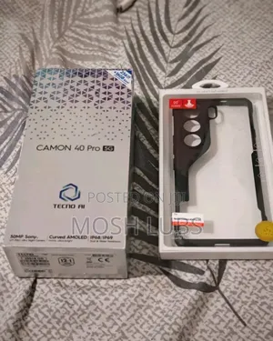 New Tecno Camon 40 Pro 4G 256 GB Black
