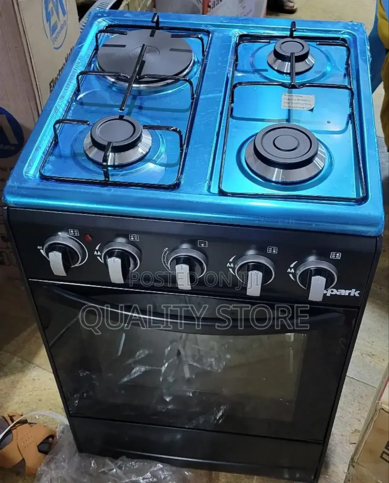 Spark Free Standing Gas Cooker 3 Gas +Electric 50×50