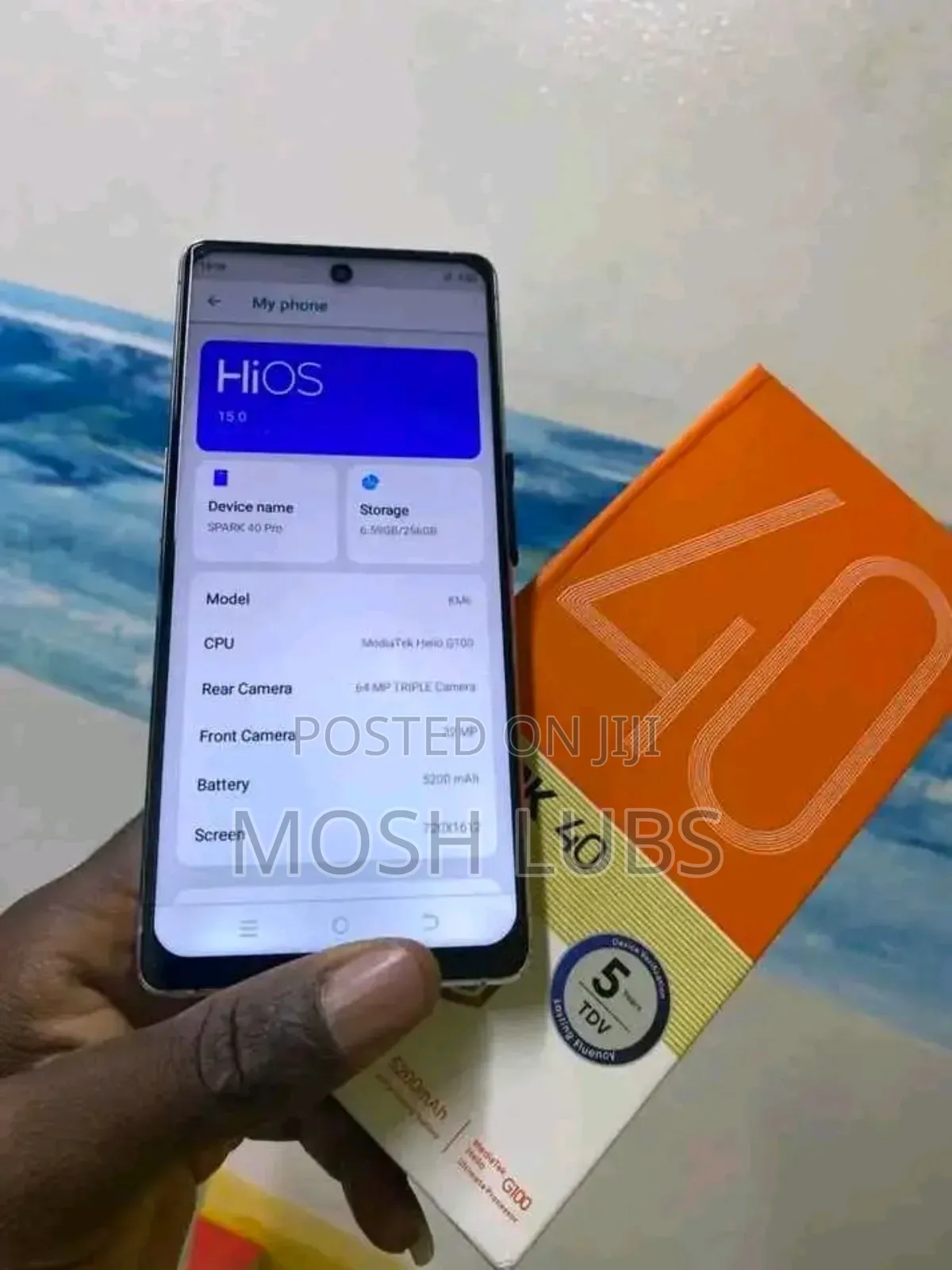 New Tecno Spark 40 Pro+ 256 GB Silver