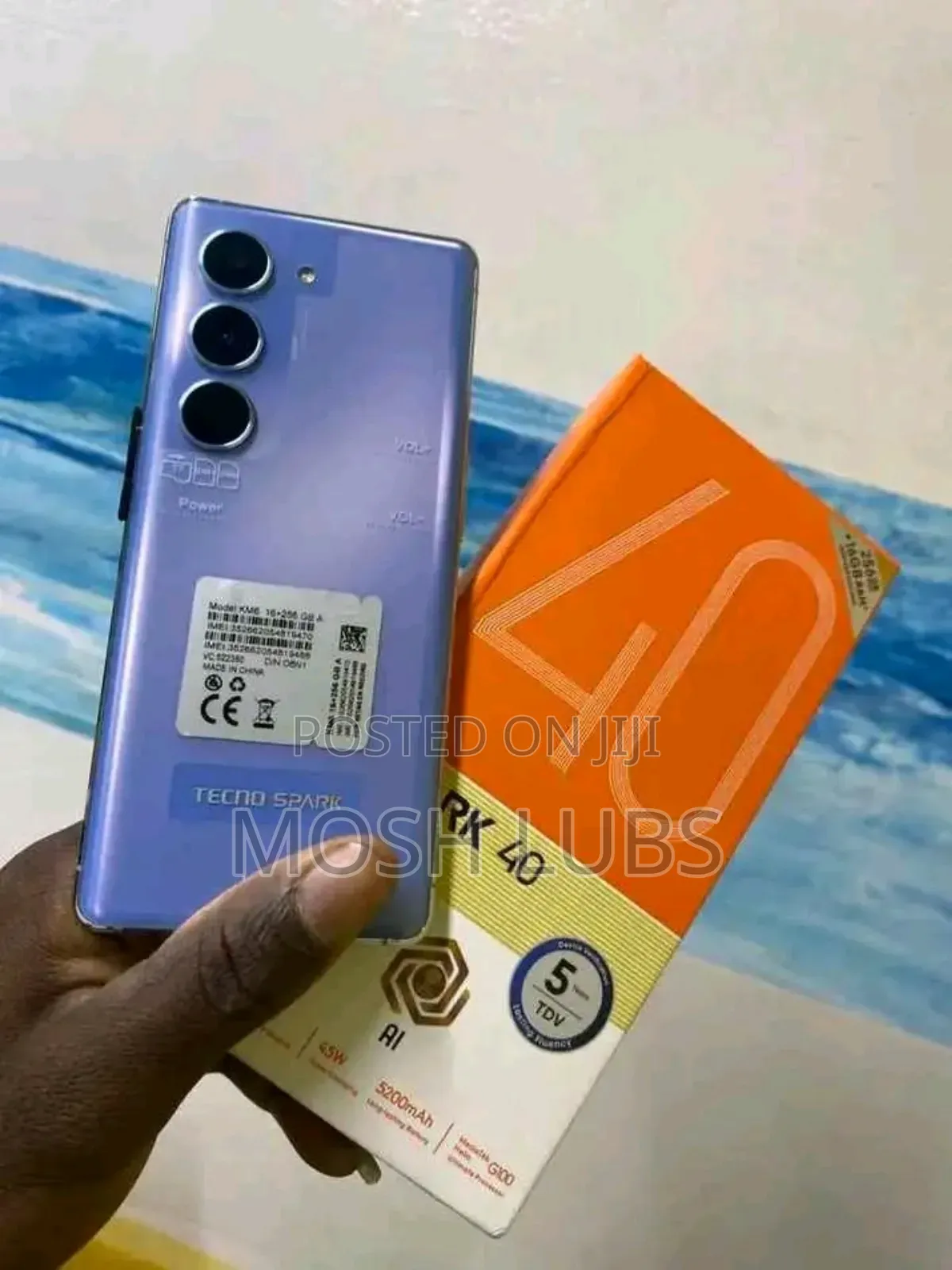 New Tecno Spark 40 Pro+ 256 GB Purple