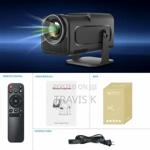 Android 13.0 Smart Projector, 1080p Support, Rotatable Design