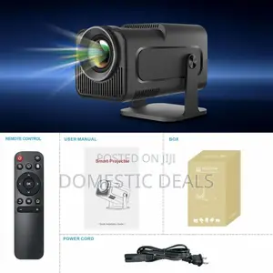 Android 13.0 Smart Projector, 1080p Support, Rotatable Design