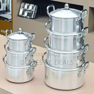 7pcs Aluminum Cookware Saucepan Set