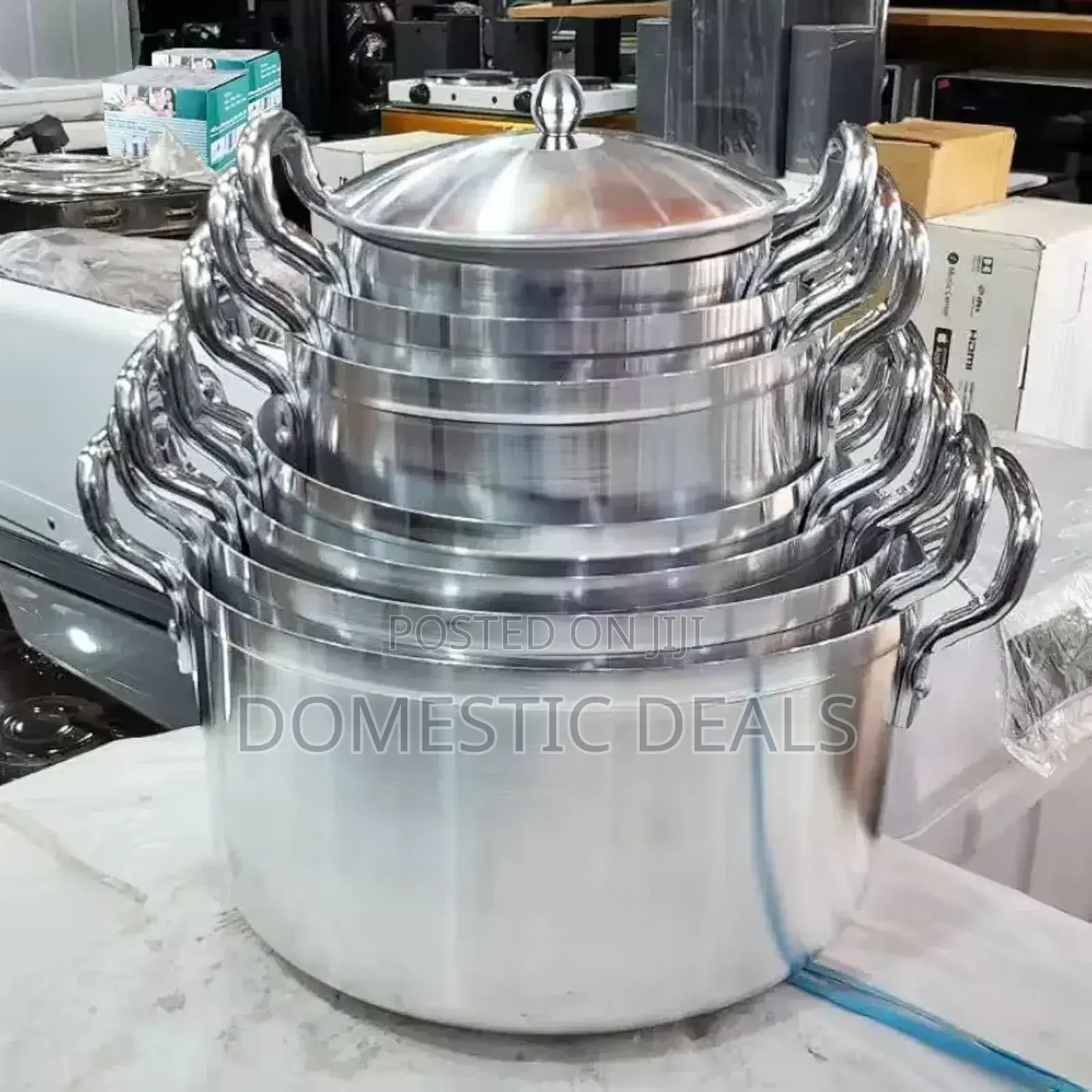 7pcs Aluminum Cookware Saucepan Set