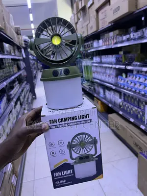 Camping Light Plus Fan Solar Power