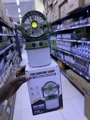 Camping Light Plus Fan Solar Power