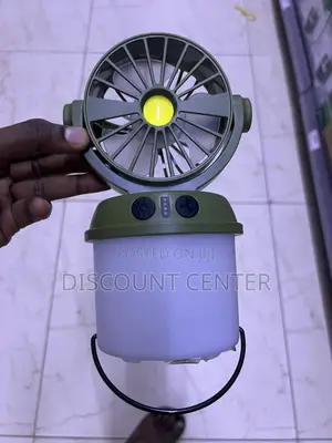 Camping Light Plus Fan Solar Power