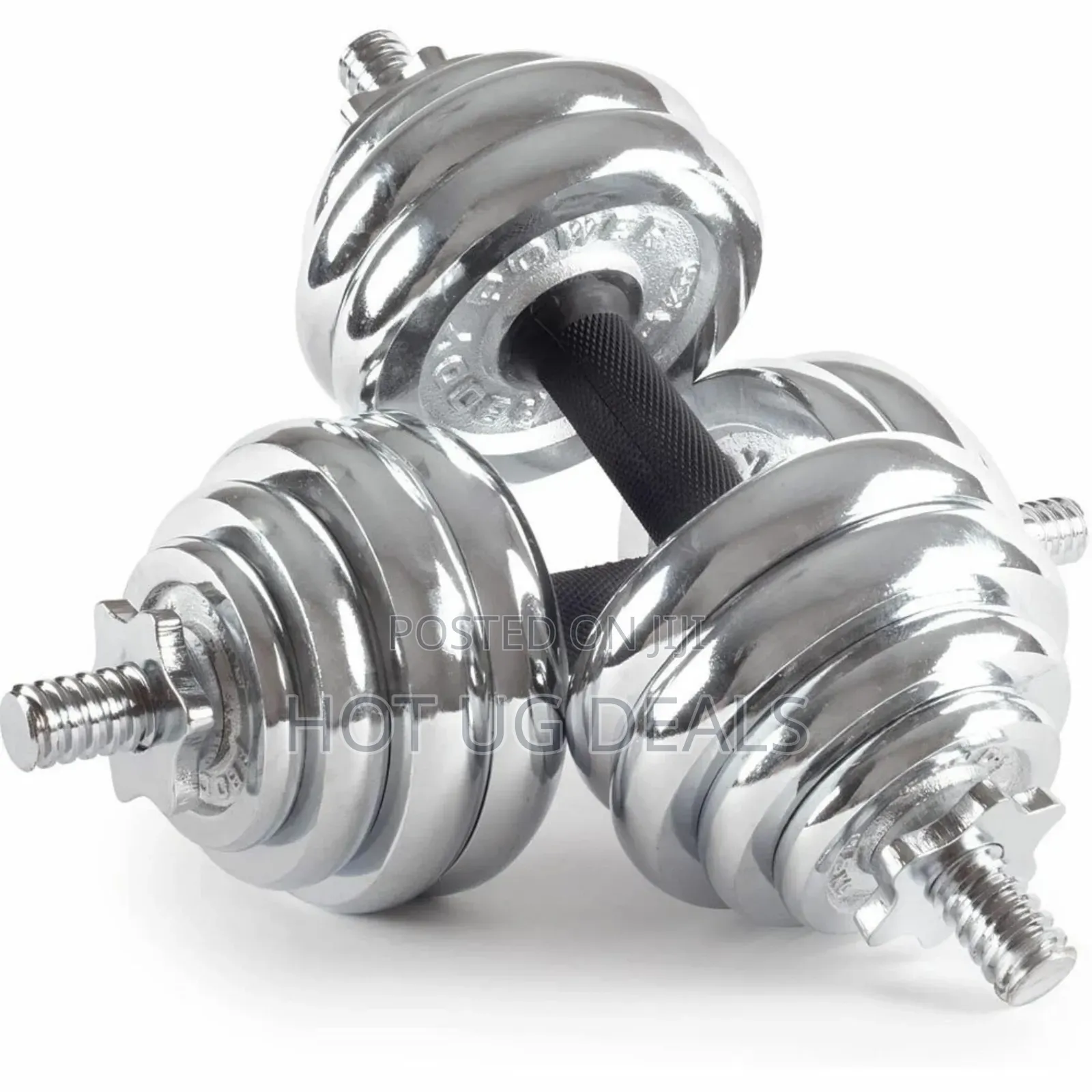 30kg Chrome Anti Rust Dumbbells / Dumbells Set -Silver
