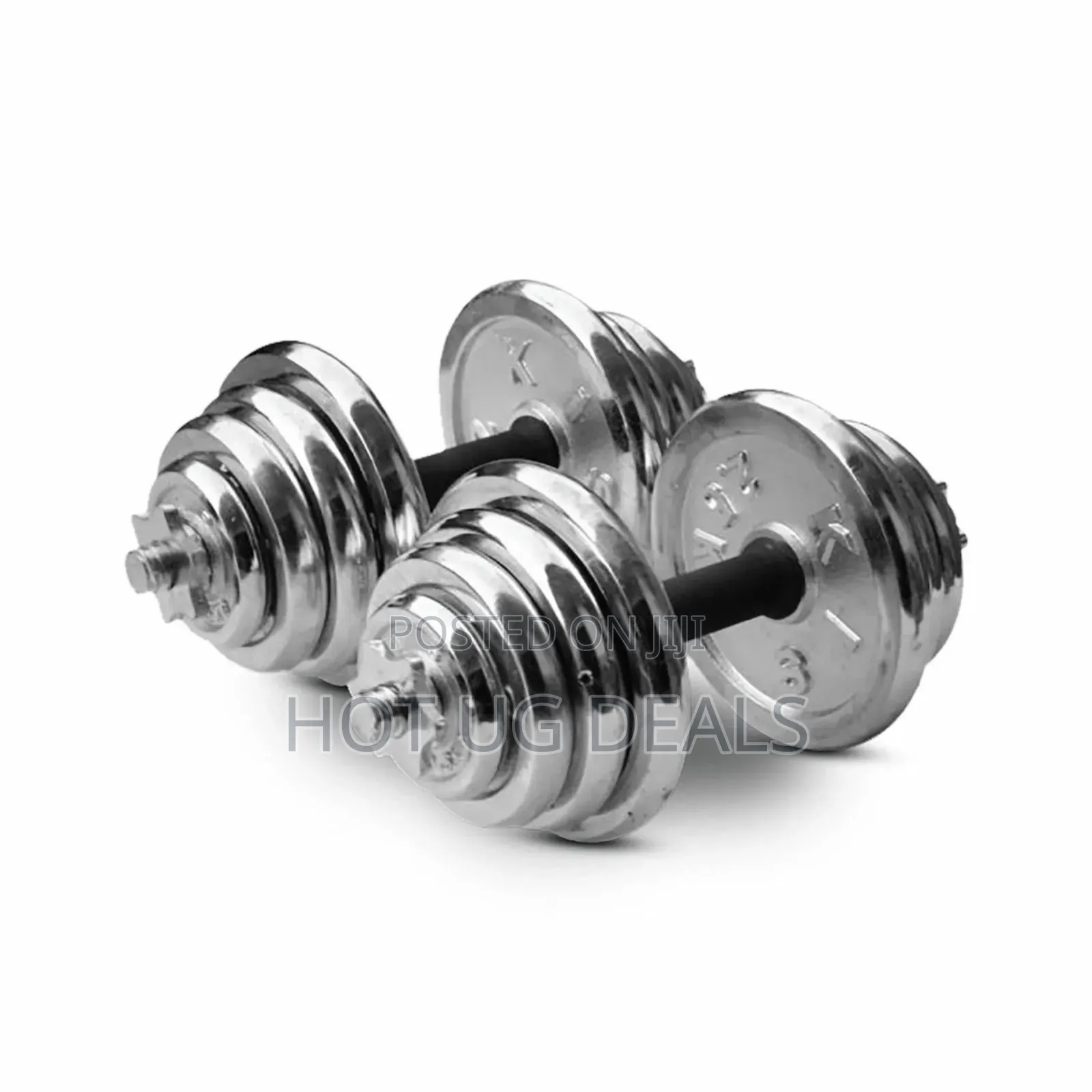 30kg Chrome Anti Rust Dumbbells / Dumbells Set -Silver