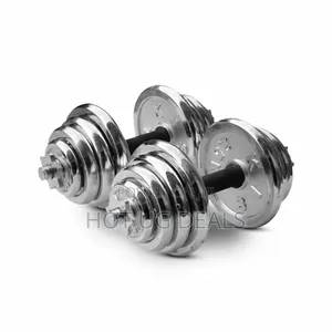 30kg Chrome Anti Rust Dumbbells / Dumbells Set -Silver