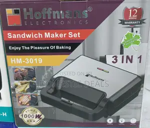 Hoffman 3in1 Sandwich Maker Set