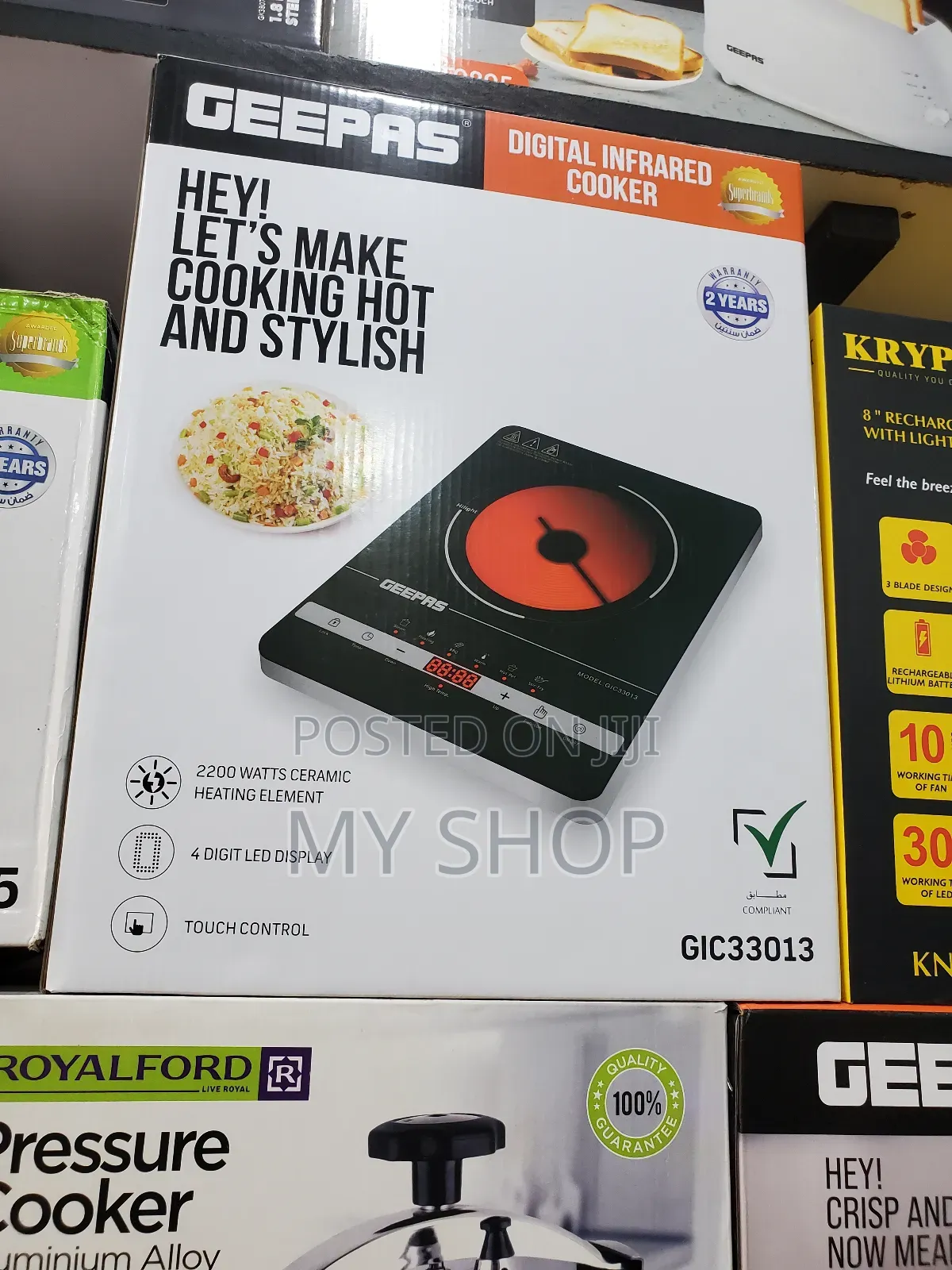 Infrared Cooker - Works With All Pots (No Special Sufuria Needed)