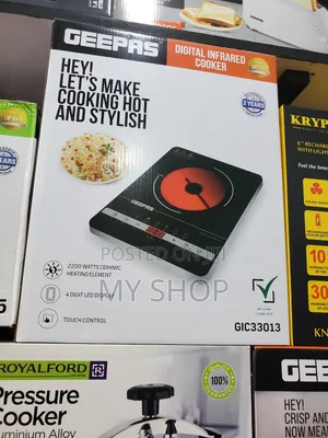 Infrared Cooker - Works With All Pots (No Special Sufuria Needed)