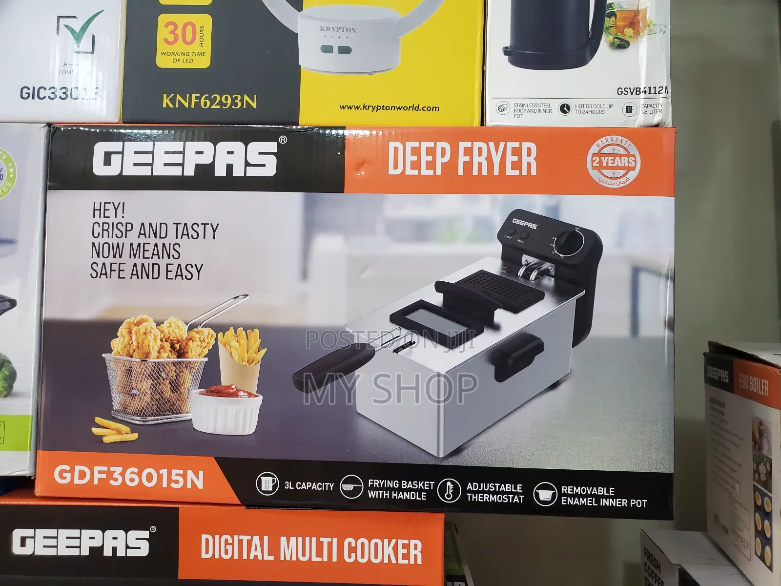 Electric Deep Fryer - High Quality 3l